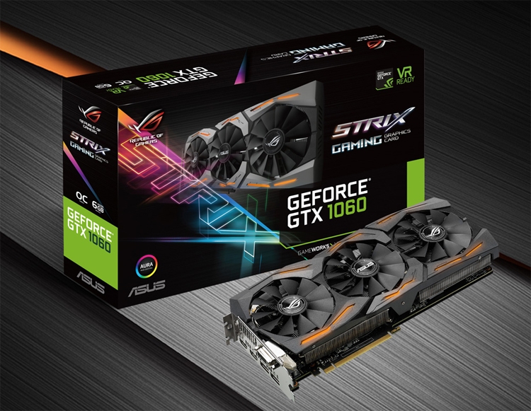 asus rog strix gtx1060 6g gaming graphic card